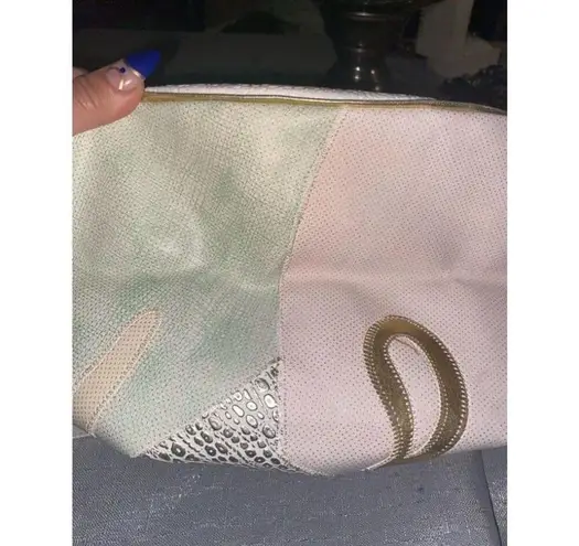 Women's Nas Bag White and Gold and pink Handbag