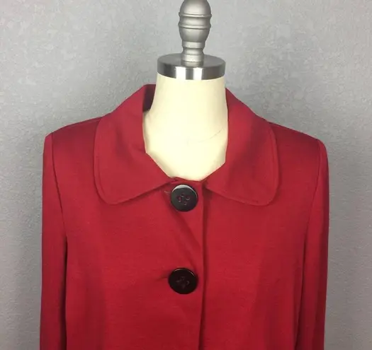 •First Option• Red Cape Jacket Size 8
