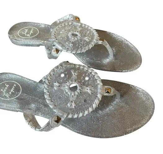 Jack Rogers Women's Sparkle Georgica Jelly Sandals