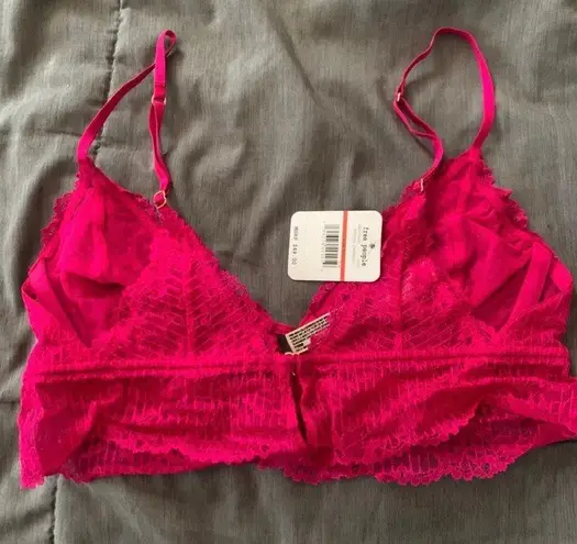 Free People Alyssa Pink Underwire Bra