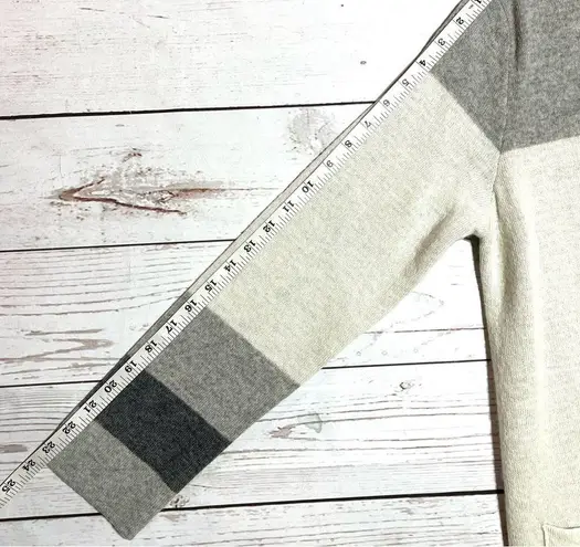 Bianco&Blu Made in Italy Gray Black knit Sweater Coat Size M Size M