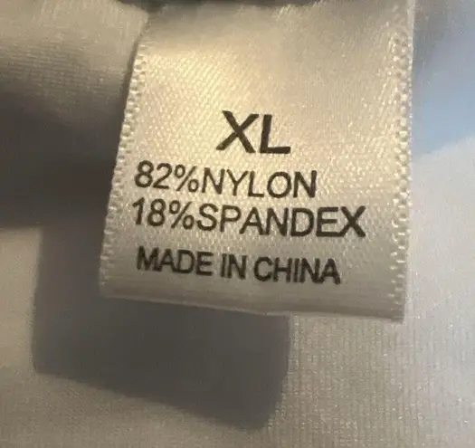 Women's Teal White Striped Bikini Swim Bottom High Waist Med Coverage XL New Blue