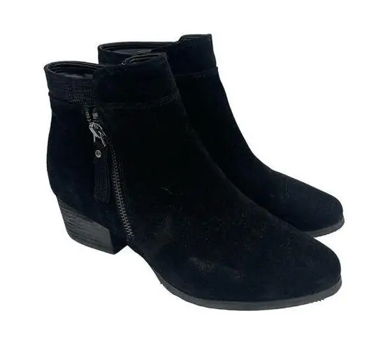 Blondo Boots Size 8 Isaac Waterproof Suede Black Heeled Ankle Winter Fall Casual