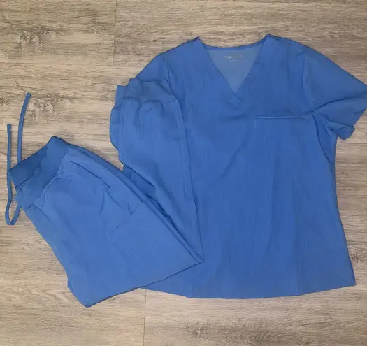 Mandala Scrub Set Blue Size M - Image 1