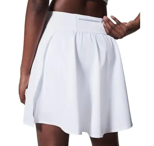 Spanx NWT  White Compression Tennis Golf Skort Skirt M 17”