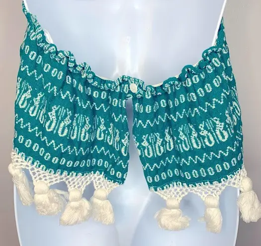 Stela 9 Palmita Halter In Turquoise Size M Green Size M