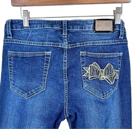 Baby Phat Y2K Embellished Bow Pocket Jeans