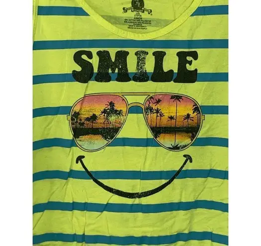 Jerry Leigh Vintage Neon Stripped Tank Size Large Junior