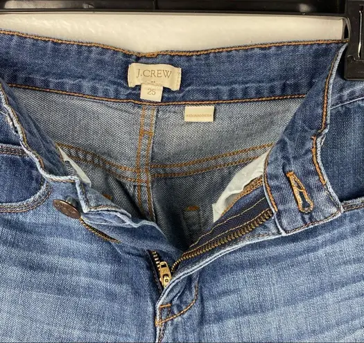 J.CREW Factory 100% Cotton Distressed Ankle Jeans, Size 25