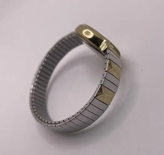 Timex Working - Woman’s Stretchy Expansion Band Wrist Watch Two Tone