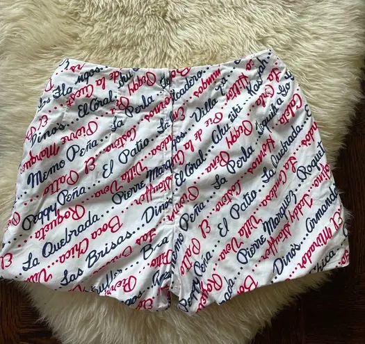 50s vintage Peggy Peña Brook Cadwallader Shorts Graphic Hot pants Size 2