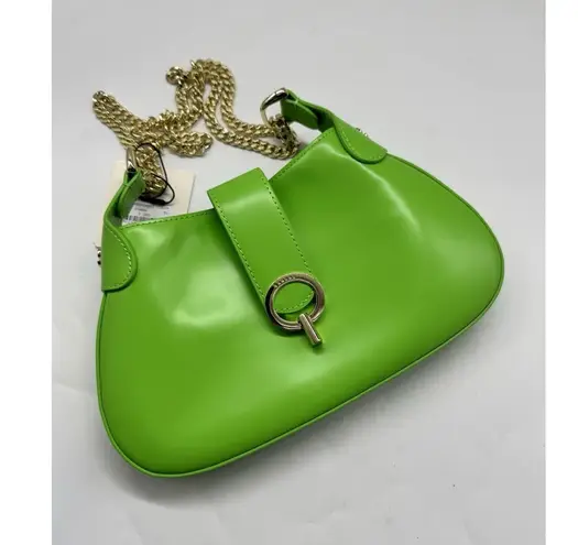 Sandro NWT Sweet Janet Chain Shoulder Bag Vert Pomme Green Apple Small Purse