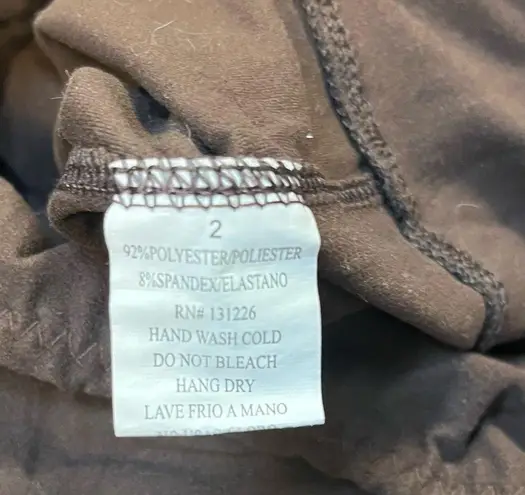 Boutique Brand Leggings Brown Sz 2 (2X) EUC Worn 1