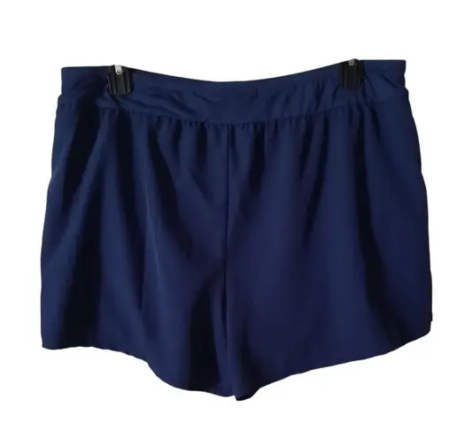 Beach House Navy Blue Swim Shorts Size 16W