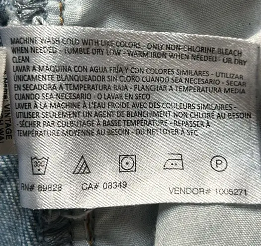 Ella Moss Juniors Vintage High Waist Distressed Denim Medium Wash Jeans