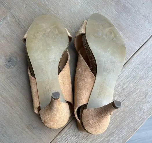 Pedro Garcia Suede Slingback Sandals Size 6
