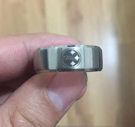 Silver stainless steel Pittsburgh Steelers Ring