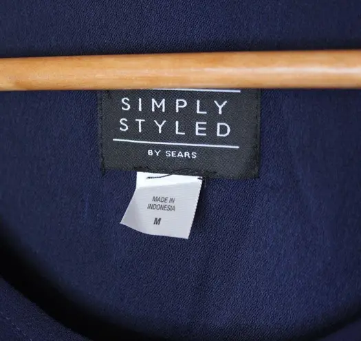 simply styled | Navy High/Low Tunic