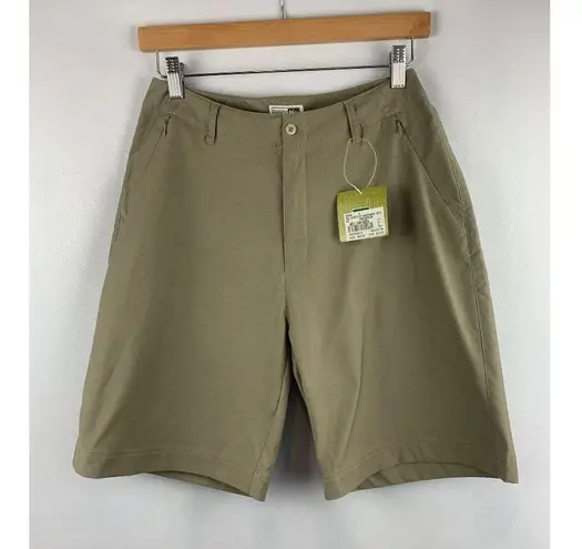 REI Womens Stretch Basecamp Shorts Buckskin Size 8