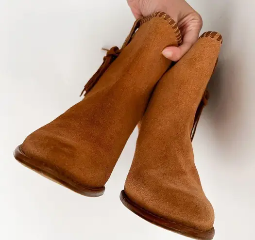 Jack Rogers  Greer Suede Boots Tan | US 9