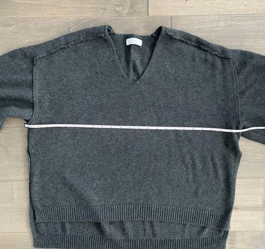 Oak + Fort Oversized Charcoal Gray Knit Shirt