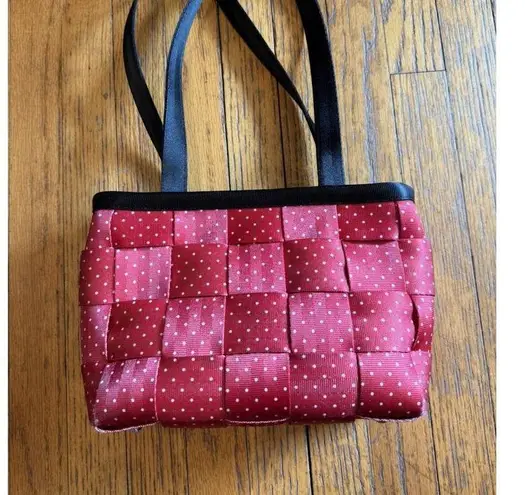 Harveys Original Seatbelt Bag Disney Minnie Mouse Big Black Red polka dot Bow