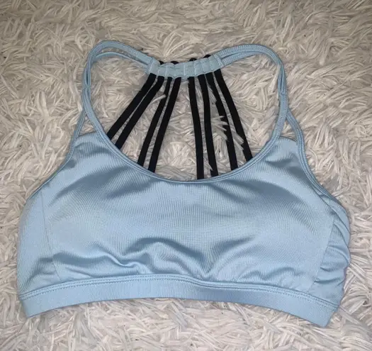 Forever 21 Light Blue Racerback Sports Bra