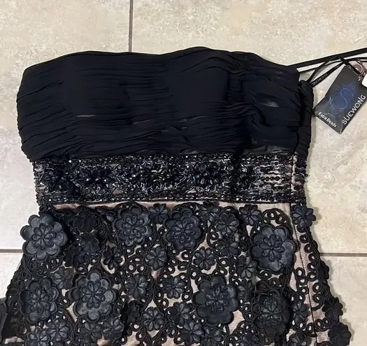 Sue Wong Strapless Dress