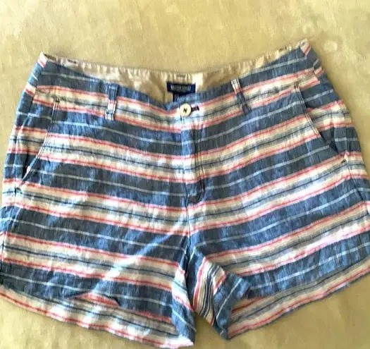 British Khaki linen shorts