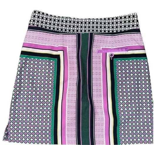 ep pro  Women’s Size 0 Purple Mod Geometric Print Golf Performance Skort