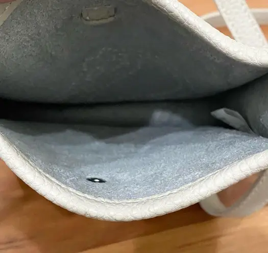 BARBAROSSA Neutral Stone Perforated Horse Design Poly/PVC Crossbody Bag