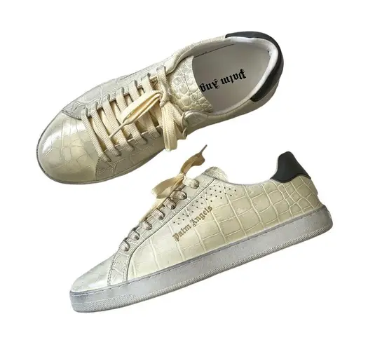 Palm Angels NEW size 39 Croc-effect leather sneakers Unisex