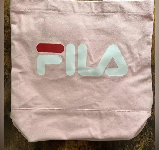 FILA | pink canvas tote bag