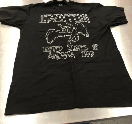 Brandy Melville Led Zeppelin Tee Black Size M