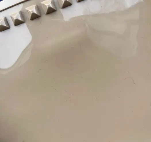 Carmen Sol Fico large Crossbody shoulder bag in blush Tan