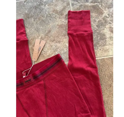 SKIMS Cotton Rib Leggings Brick Size Small