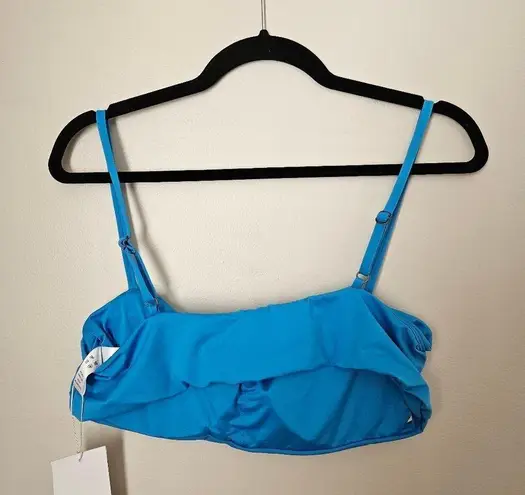 ANDIE Swim Top The Newport Azul Blue Bikini Neutral Solid