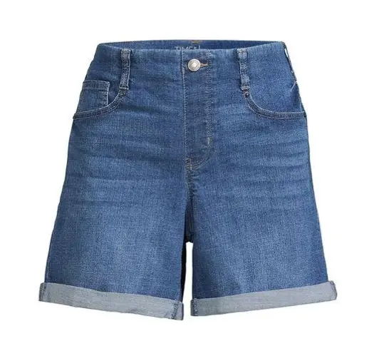 Time & Tru New  Women's Denim Shorts with Cuffed Hem Size: L(12-14)