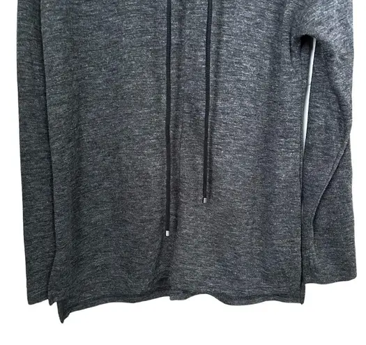 Simply Vera Wang Women’s Sz L Heather Gray Cowl Neck Drawstring Pullover Sweater Size L