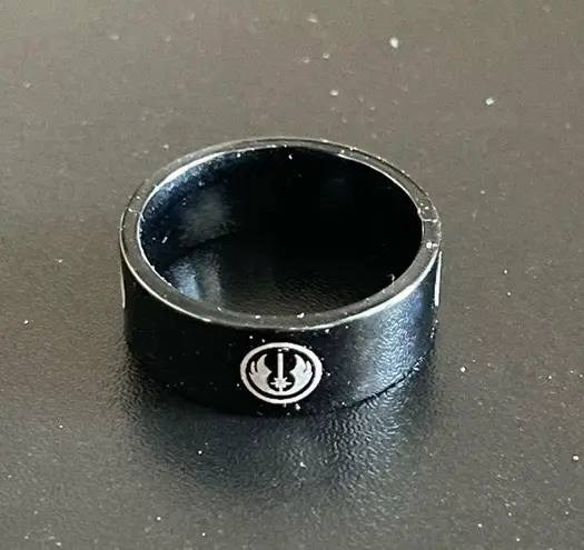 Star Wars Black stainless steel ring size 9
