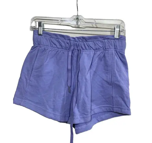 Ododos XS Lavender Lounge Shorts Drawstring Waist Cotton Blend Comfy Casual Purple