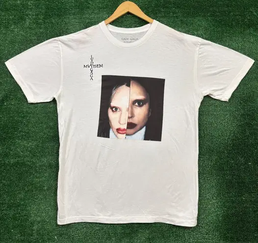 Lady Gaga “Mayhem” beige T-shirt in size XL