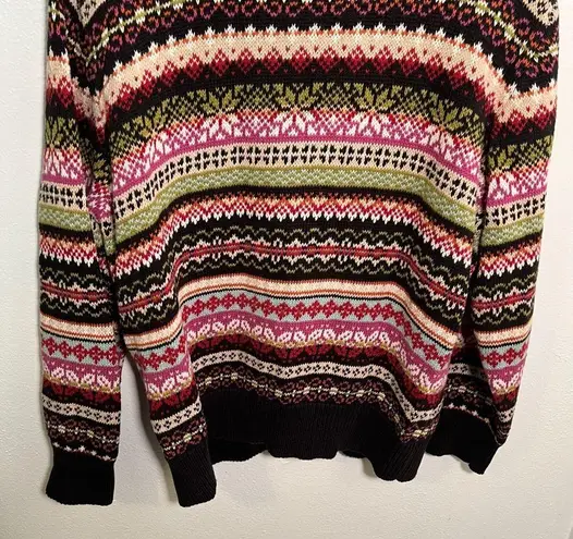 Tiara International Vintage  Cardigan Sweater Fair Isle