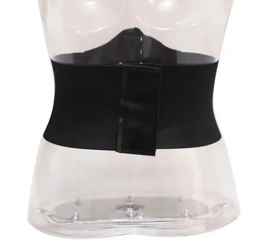 NEW Black Faux Leather Lace