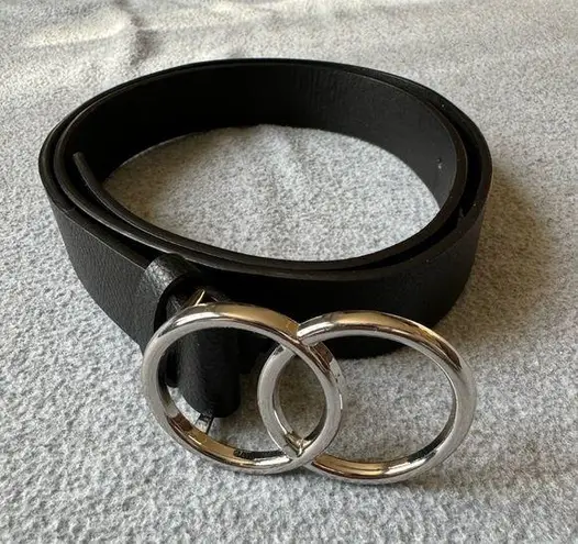 Black Double Circle Belt
