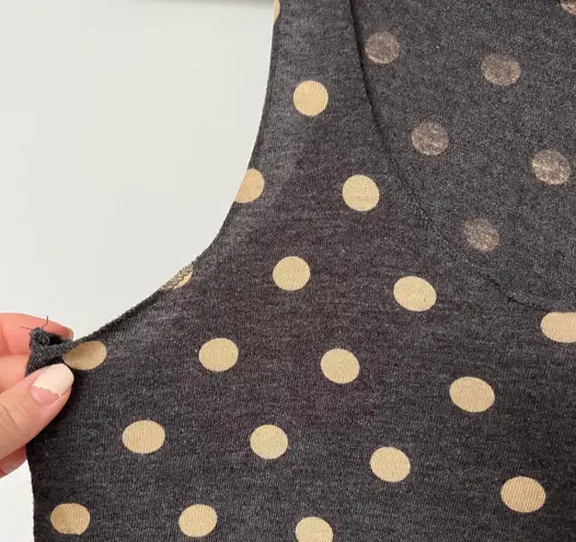 Alternative earth Apparel Dark Gray Tan Tank Top