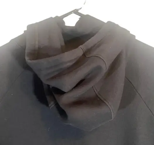 Universal Standard Black Cowl Neck Hooded Sweatshirt Women Sz XS