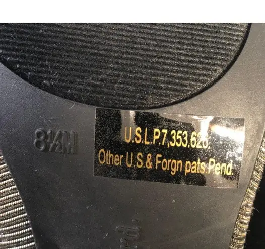 Indigo rd. Metallic Gladiator Heels