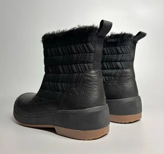 Merrell Haven Bluff Polar Waterproof Boots in Black