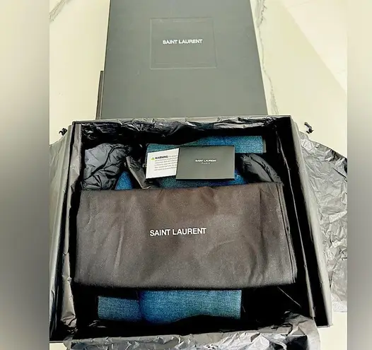 Saint Laurent Yves Lou Zip Bootie